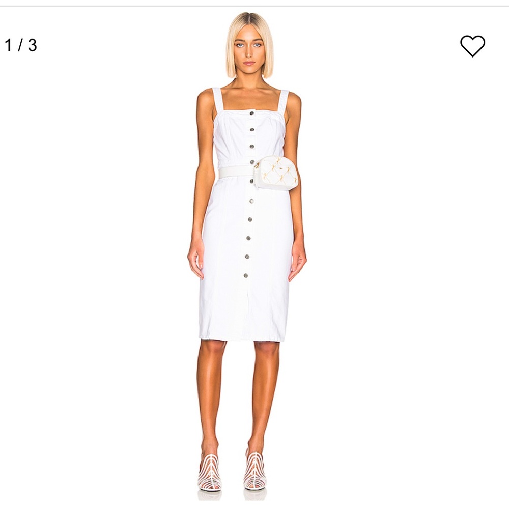 GRLFRND Revolve Petra Dress White XL